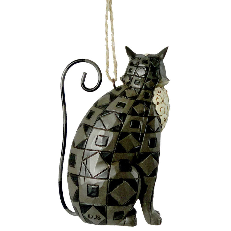 Jim Shore Black Cat Ornament - - SBKGifts.com