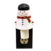 (36697) Christmas Snowman Acrylic Nightlight, 5.50 Inch, Light Color Change 156695