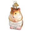 (36727) Old World Christmas Hamster, 2.75 Inch, Fury Rodent Ornament Pet 12530