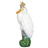 (36817) Old World Christmas Great Egret, 5.00 Inch, Ornament American Bird 16116