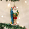 Old World Christmas Surfer Santa - - SBKGifts.com