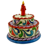 Jim Shore Mini Birthday Cake - - SBKGifts.com