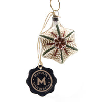 (37131) Marolin Vintage Looking Star, 2.00 Inch, Ornament Feather Tree 2011064F