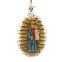 (37139) Marolin Madonna W/ Child, 3.25 Inch, Ornament Feather Tree 2011030