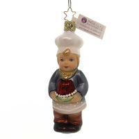 (37351) Inge Glas Patty Cake Innocent Hearts, 4.50 Inch, Ornament Christmas Baker 10070S018