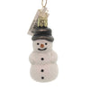 (37354) Inge Glas Siegfried Snowman Ornament, 3.00 Inch, Christmas Snow Carrot Nose 10007S018