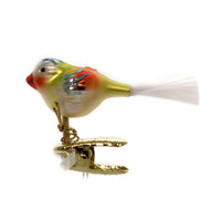 (37390) Inge Glas Stanley Ornament, 1.25 Inch, Clip-On Bird 10136S018