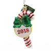 (37594) Old World Christmas 2018 Candy Cane, 5.00 Inch, Ornament 36245