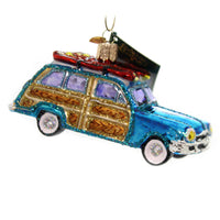 (37612) Old World Christmas Surf's Up Wagon, 2.50 Inch, Woody Ornament 46071