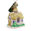 (37614) Old World Christmas Golden Cathedral, 4.25 Inch, Church Ornament 20105