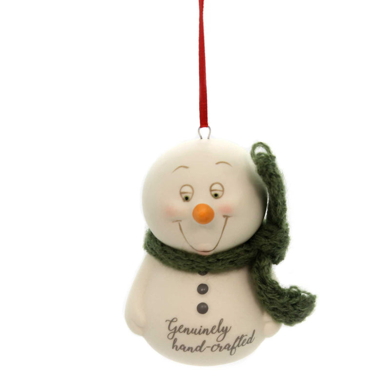 (37671) Holiday Ornaments Genuinely Hand-Crafted Snowpinions, 2.50 Inch, Department 56 6001967