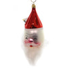 (37697) De Carlini Italian Ornaments Oblong Santa Face, 5.50 Inch, Ornament Christmas Italian Bn377wf