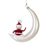 De Carlini Italian Ornaments Santa Landing - - SBKGifts.com