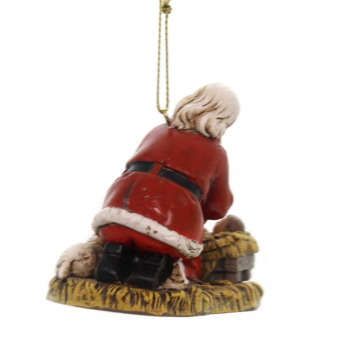 Holiday Ornament Kneeling Santa Ornament - - SBKGifts.com