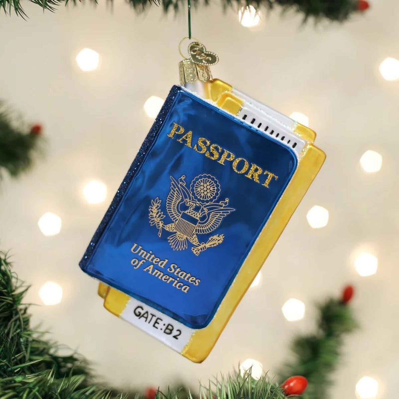 Old World Christmas Passport - - SBKGifts.com