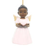 (38269) Holiday Ornament Singing Praise Angel Ornament, 4.00 Inch, African American Religious 19010.