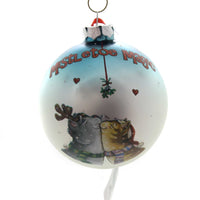 (38656) Holiday Ornaments Mistletoe Magic Cats, 3.75 Inch, Gary Patterson 6001956