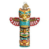 (39381) Old World Christmas Totem Pole, 4.25 Inch, Native Americans 36252