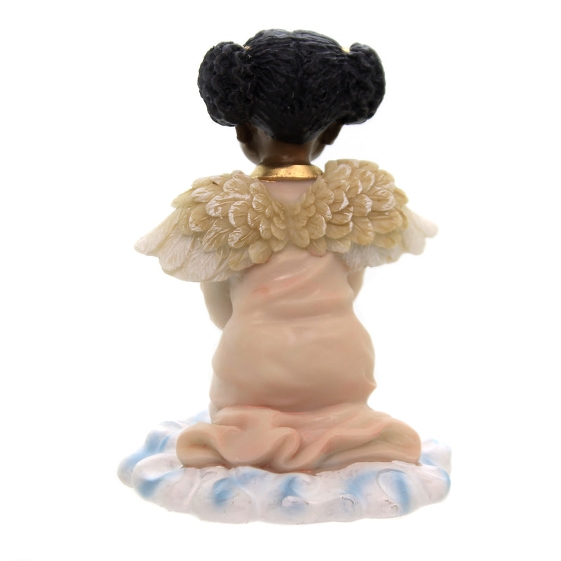 Black Art Praying Angel Girl - - SBKGifts.com