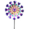 (40258) Home & Garden Flower Wind Spinner, 68.00 Inch, Yard Decor 12287