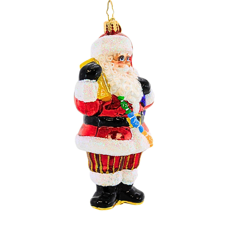 Christopher Radko Company Santa Has A Sweet Tooth - - SBKGifts.com