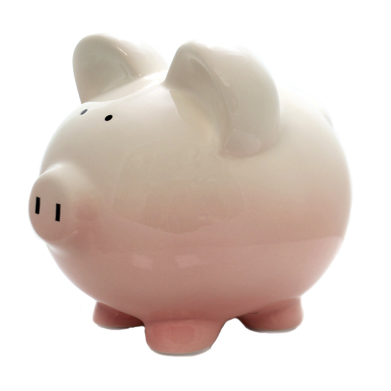 Bank Pink Ombre Piggy Bank - - SBKGifts.com