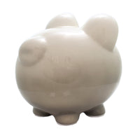 (40746) Child To Cherish Gray Ombre Piggy Bank, 7.75 Inch, Money Save Baby 3707Gy