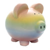 (40749) Child To Cherish Rainbow Ombre Bank, 7.75 Inch, Money Save 3707Rbw