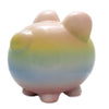 (40749) Child To Cherish Rainbow Ombre Bank, 7.75 Inch, Money Save 3707Rbw