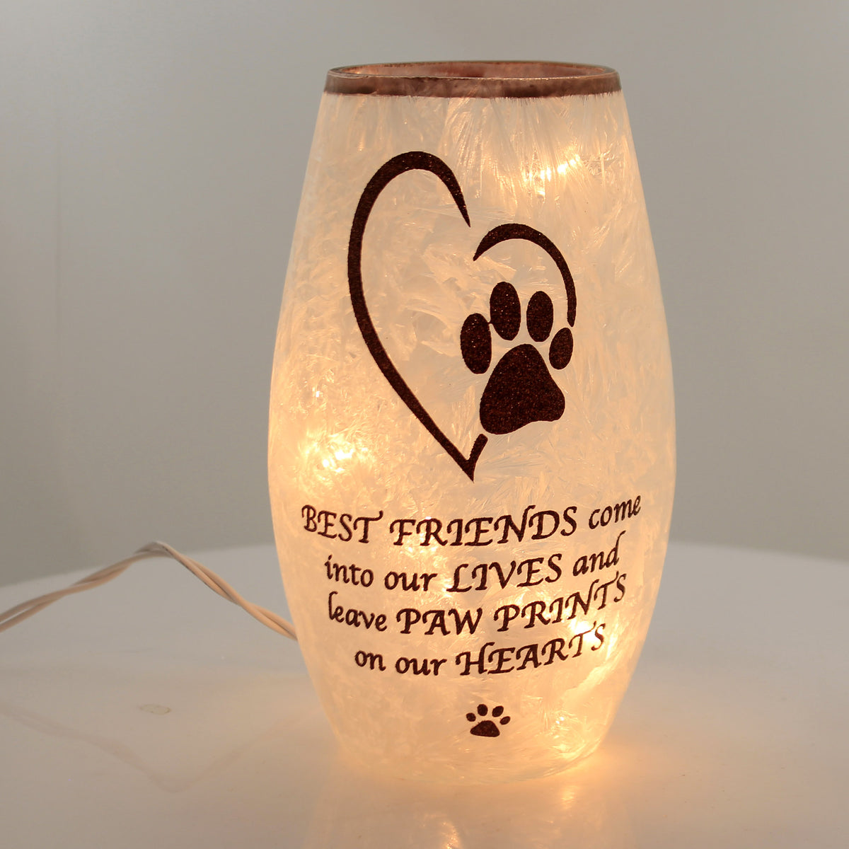 Stony Creek Best Friend Pet Pre-Lit Vase - - SBKGifts.com