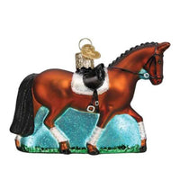 (40918) Old World Christmas Dressage Horse, 3.00 Inch, Power Obedience Strength 12555