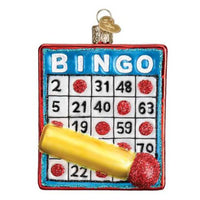 (40922) Old World Christmas Bingo, 3.50 Inch, Game Of Chance Winner 44137