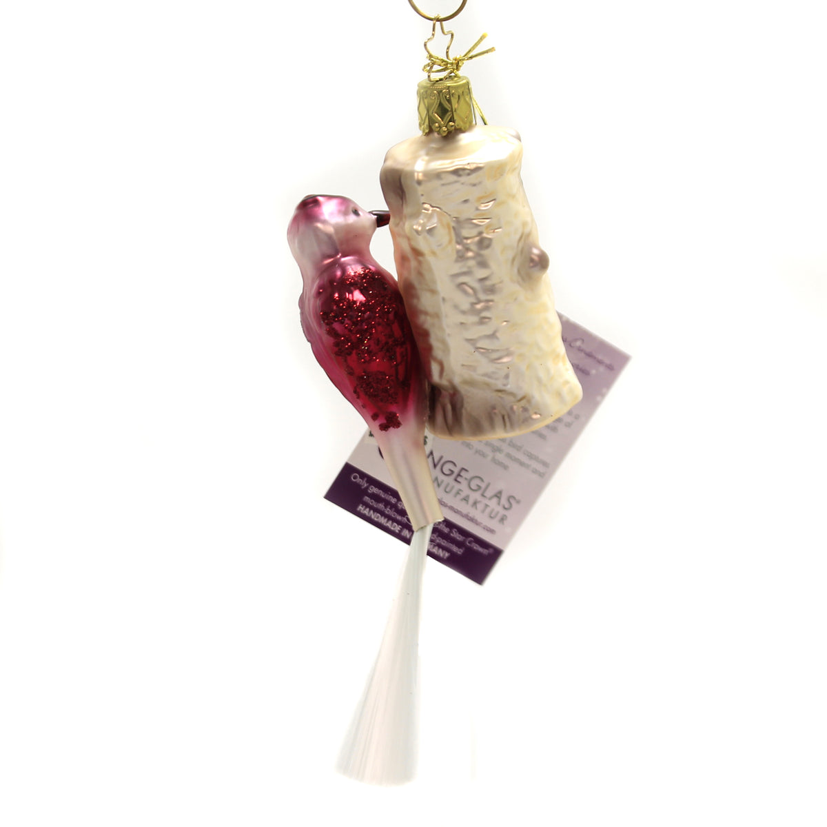 Inge Glas Woodpecker - - SBKGifts.com