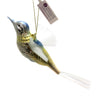 (41124) Inge Glas Olde Flyer, 1.50 Inch, Bird Nylon Wings Ornament 10142S018