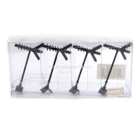 (41437) Department 56 Accessory Tv Antennas Set/4, 2.50 Inch, Heritage Snow Village Retired 52658