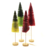 (41928) Christmas Bottle Brush Forest, 14.00 Inch, Ombre Set Of 4 Sn7458