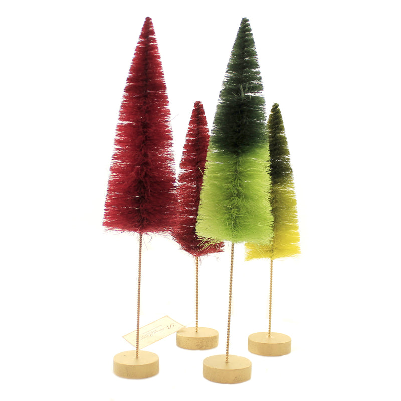 Christmas Bottle Brush Forest - - SBKGifts.com