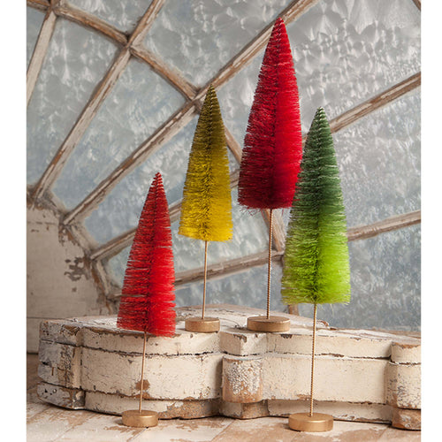 Christmas Bottle Brush Forest - - SBKGifts.com