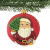 Vaillancourt Folk Art Red American Santa W/Tree - - SBKGifts.com