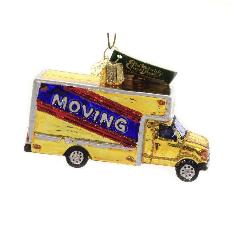 Old World Christmas Moving Truck - - SBKGifts.com