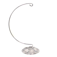 Christmas Silver Ornament Stand Large - - SBKGifts.com