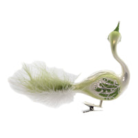 Golden Bell Collection Green Ombre Clip On Peacock - - SBKGifts.com