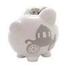 (42970) Bank Cinderella Piggy Bank, 7.75 Inch, Princess Tiara Crown Diamond 36902 .