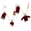 (43031) Kurt S. Adler Santa Suit Novelty Garland, 28.00 Inch, Laundry Clothes Pin Christmas G0154