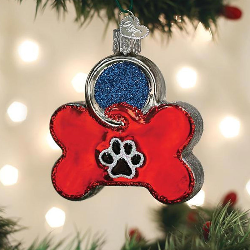 Old World Christmas Dog Tag - - SBKGifts.com