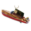 (43095) Old World Christmas Classic Wooden Boat, 1.25 Inch, Mahogany Beauties 46087.