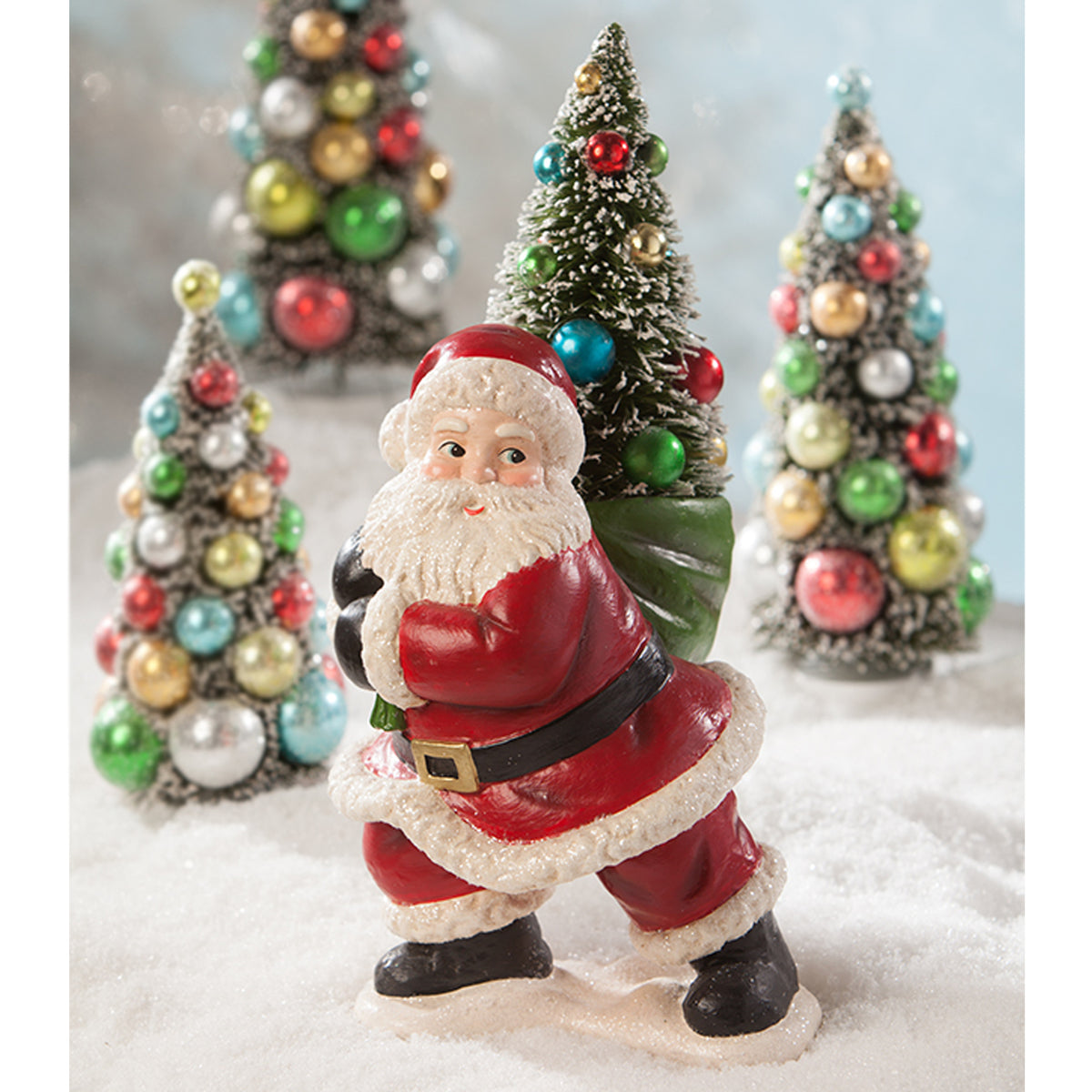 Christmas Merry & Bright Santa With Tree - - SBKGifts.com