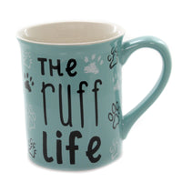 (43424) Tabletop Ruff Life Mug, 4.50 Inch, Pawsitive Vibes Only 6005724