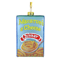 (43495) Holiday Ornament Mac & Cheese, 4.00 Inch, Christmas Noodles Dinner Go2608