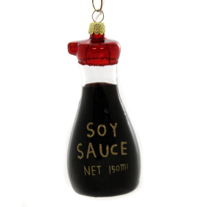 (43568) Holiday Ornament Soy Sauce, 4.25 Inch, Condiment Salty Chinese Rice Go4258